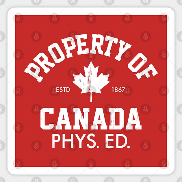 CANADA PHYS. ED. - 2.0 Magnet by LILNAYSHUNZ